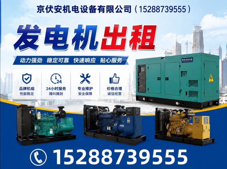 漯河发电车租赁展示图